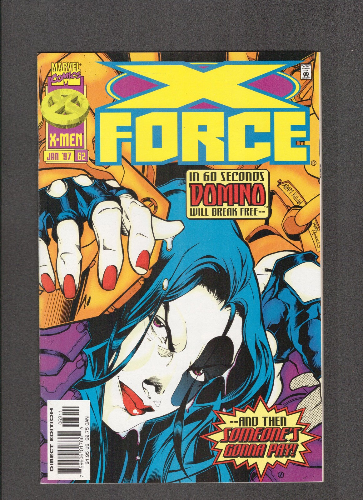 X-Force #62 (1997) Adam Pollina Marvel Comics