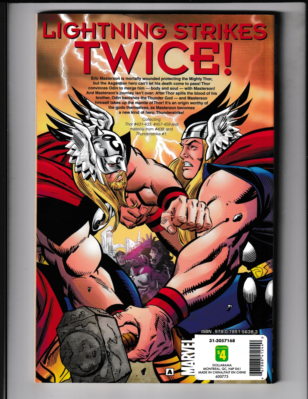 Thor: Thunderstrike #1 (2011) TPB Trimpe Milgrom DeFalco Marvel Comics