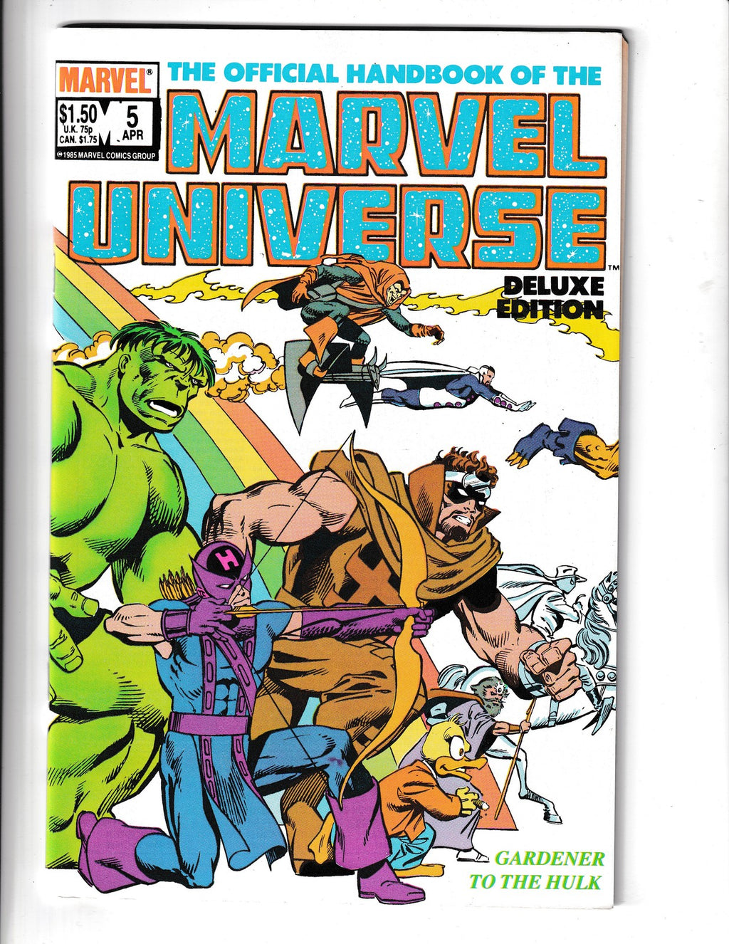 Marvel Universe #5 (1986) Deluxe Editon Marvel Comics