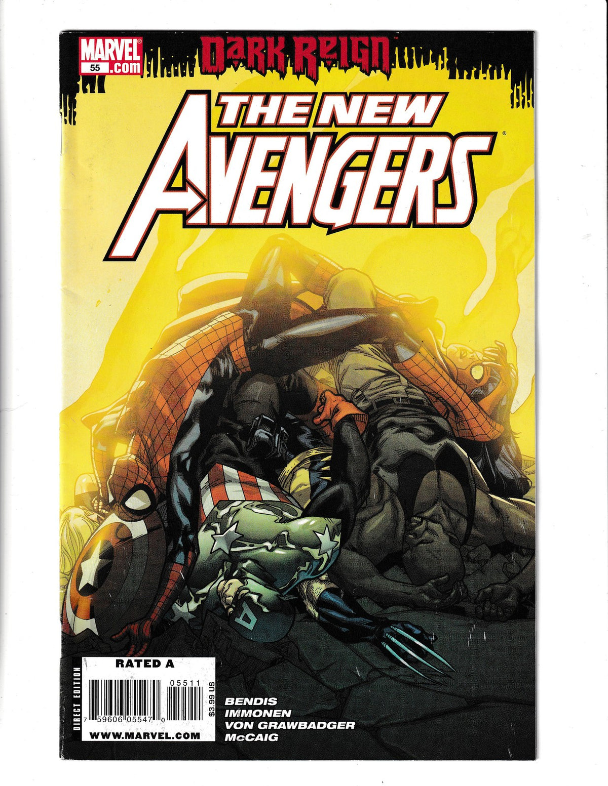 New Avengers #55 (2009) Dark Reign Tie-In Marvel Comics