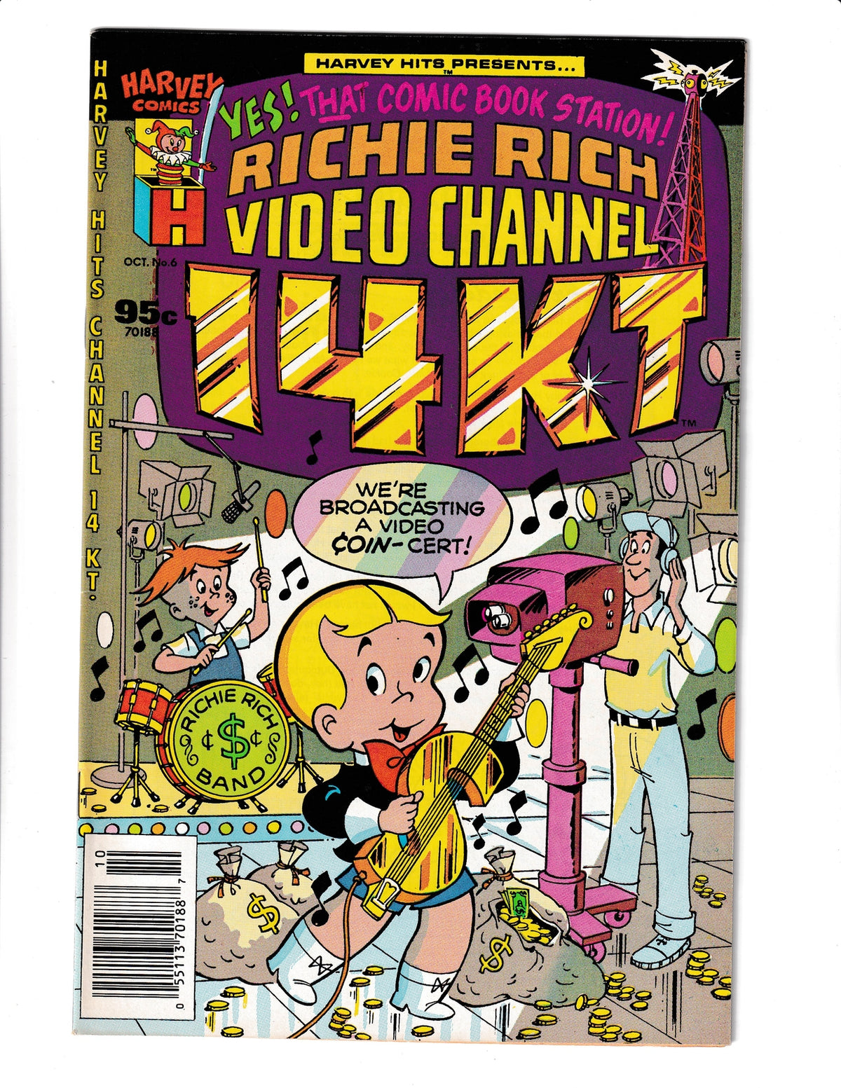 Harvey Hits Comics #6 (1987) Richie Rich Harvey Comics