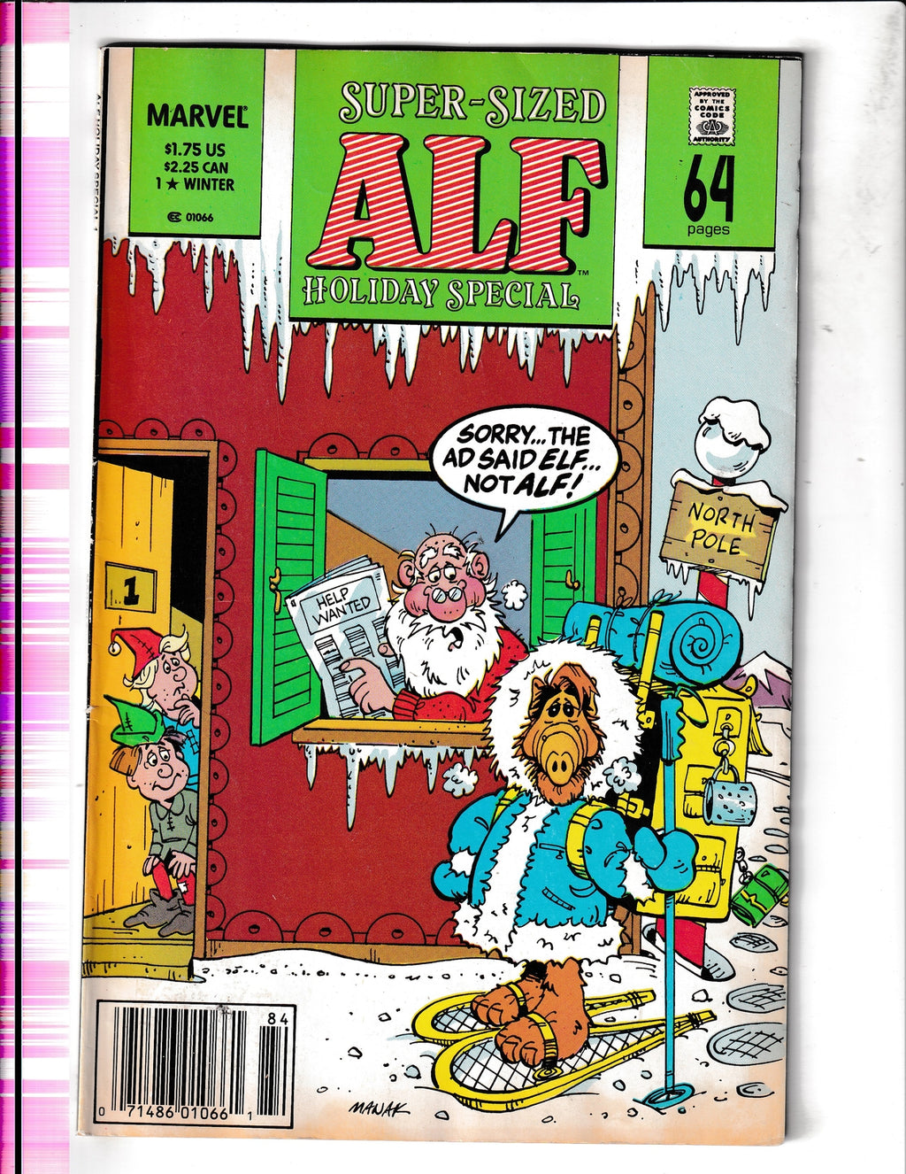 Alf: Holiday Special #1 (1987) Marvel Comics