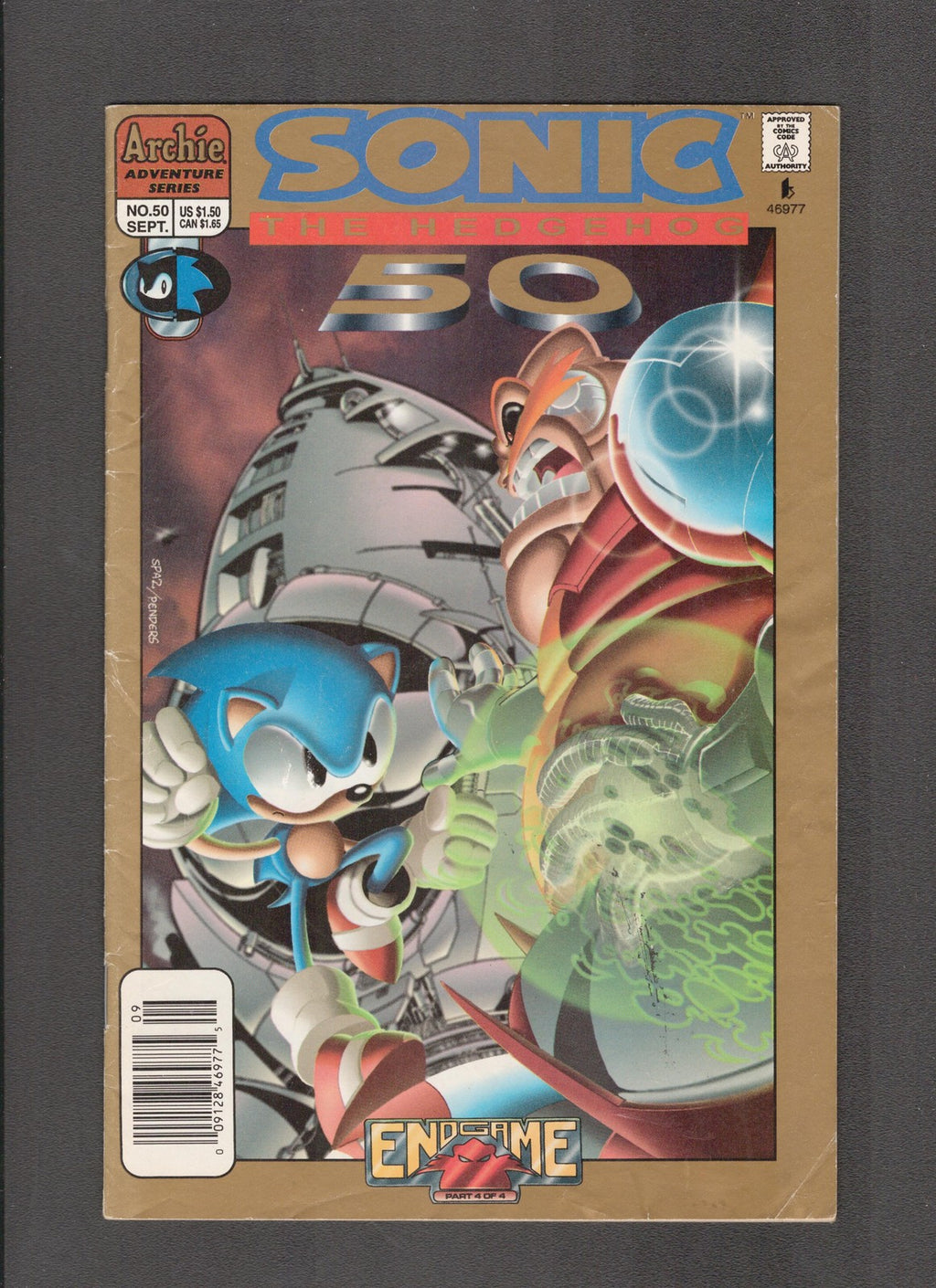 Sonic the Hedgehog #50 (1997) Patrick Spaziante Archie Comics