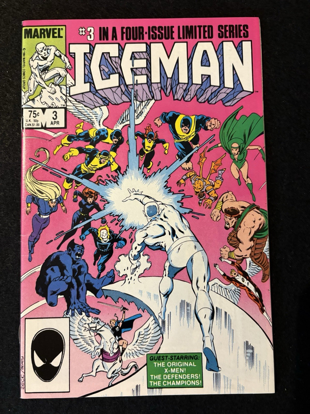 Iceman #1-4 (1984) Complete Mini-Series Marvel Comics