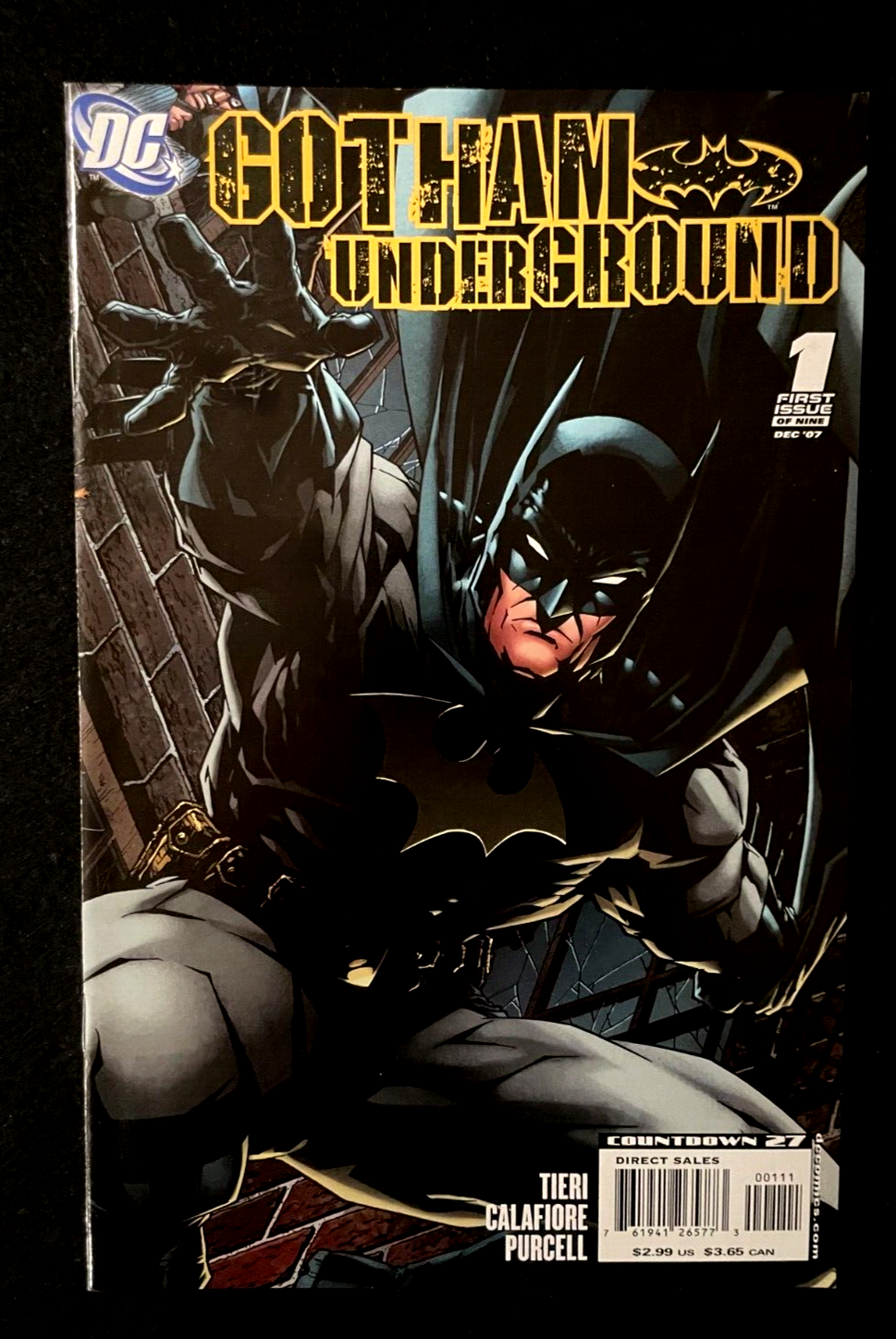 Gotham Underground Complete Set of 9 - #1-9 (2007/08) DC Comics