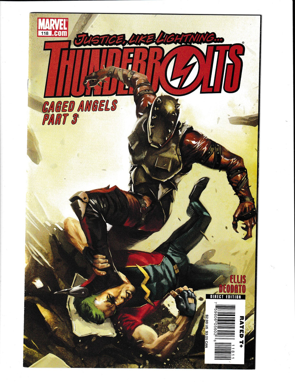 Thunderbolts #118 (2008) Caged Animals Part 3 Marvel Comics