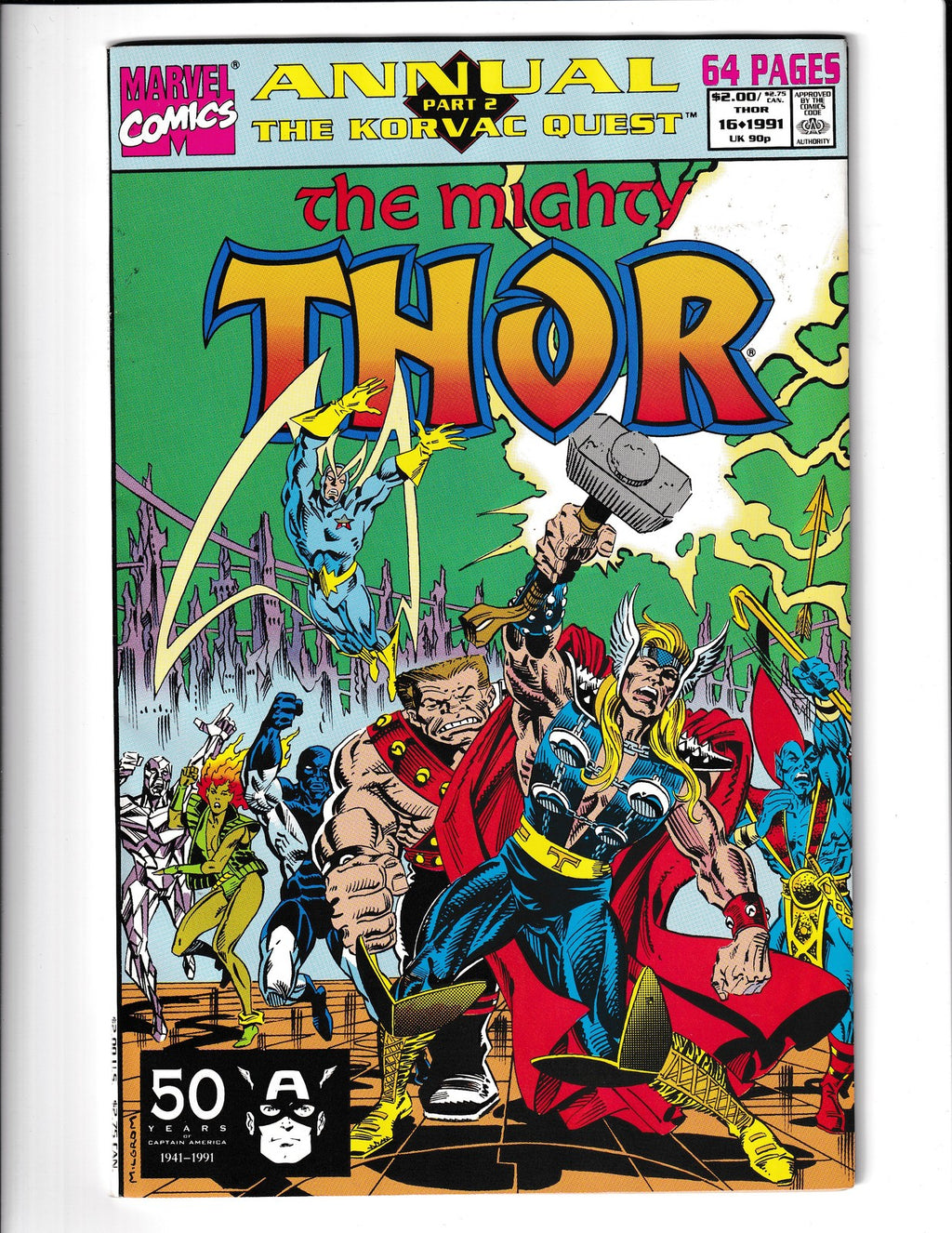 Thor Annual #16 (1991) Marvel Comics SKU:3382