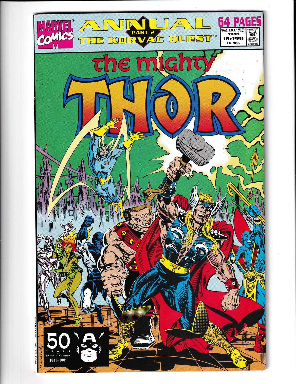 Thor Annual #16 (1991) Marvel Comics SKU:3382