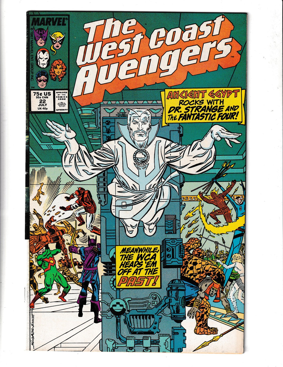 West Coast Avengers #22 (1987) Marvel Comics SKU:3075