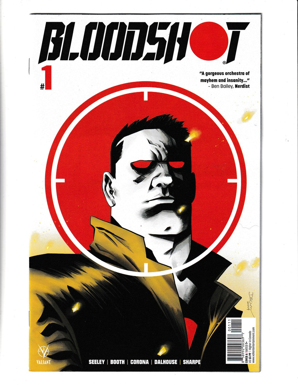 Bloodshot #1 (2019) Declan Shalvey Cover? Valiant Comics
