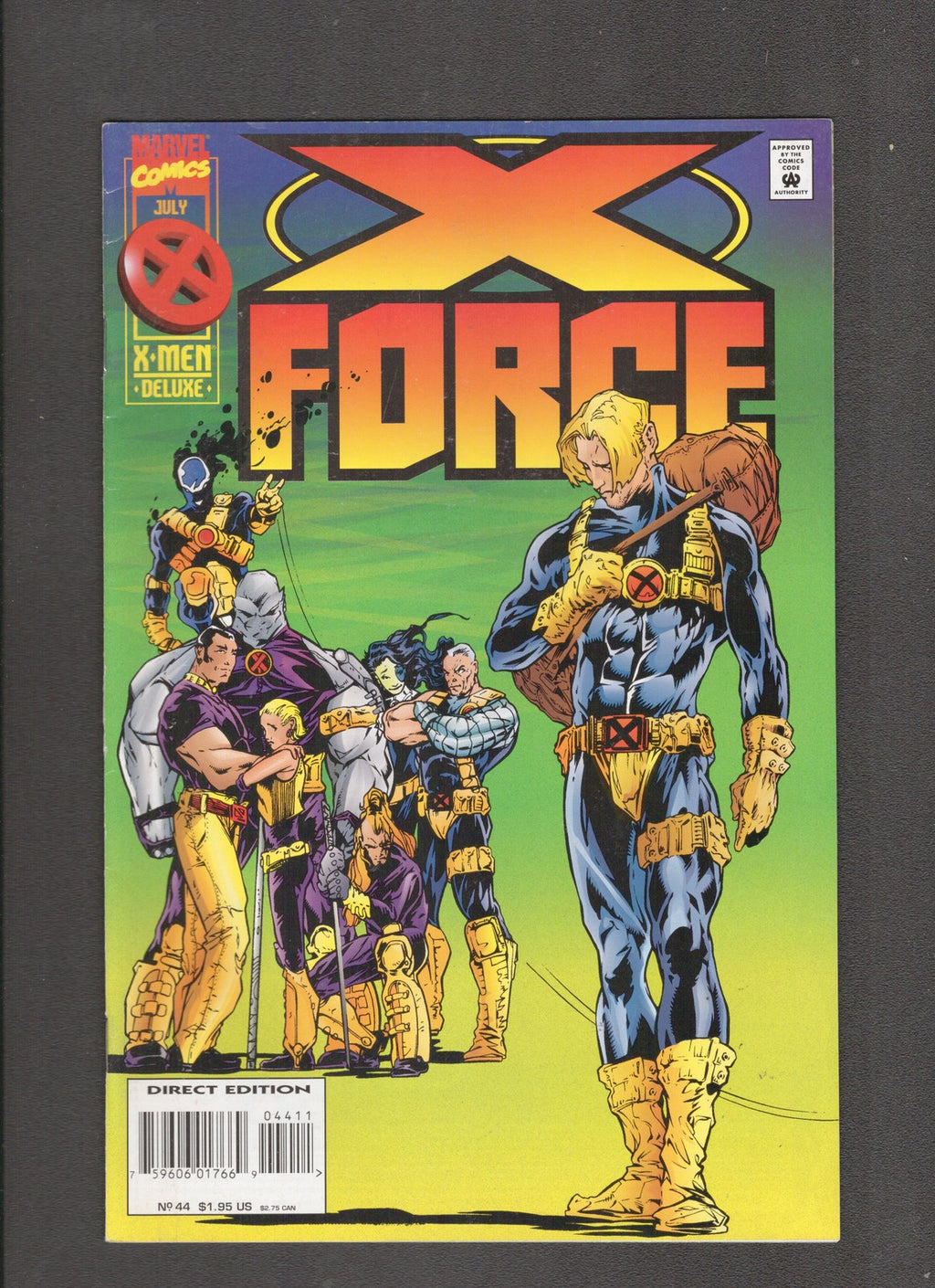 X-Force #44 (1995) Electric Crayon, Adam Pollina Marvel Comics