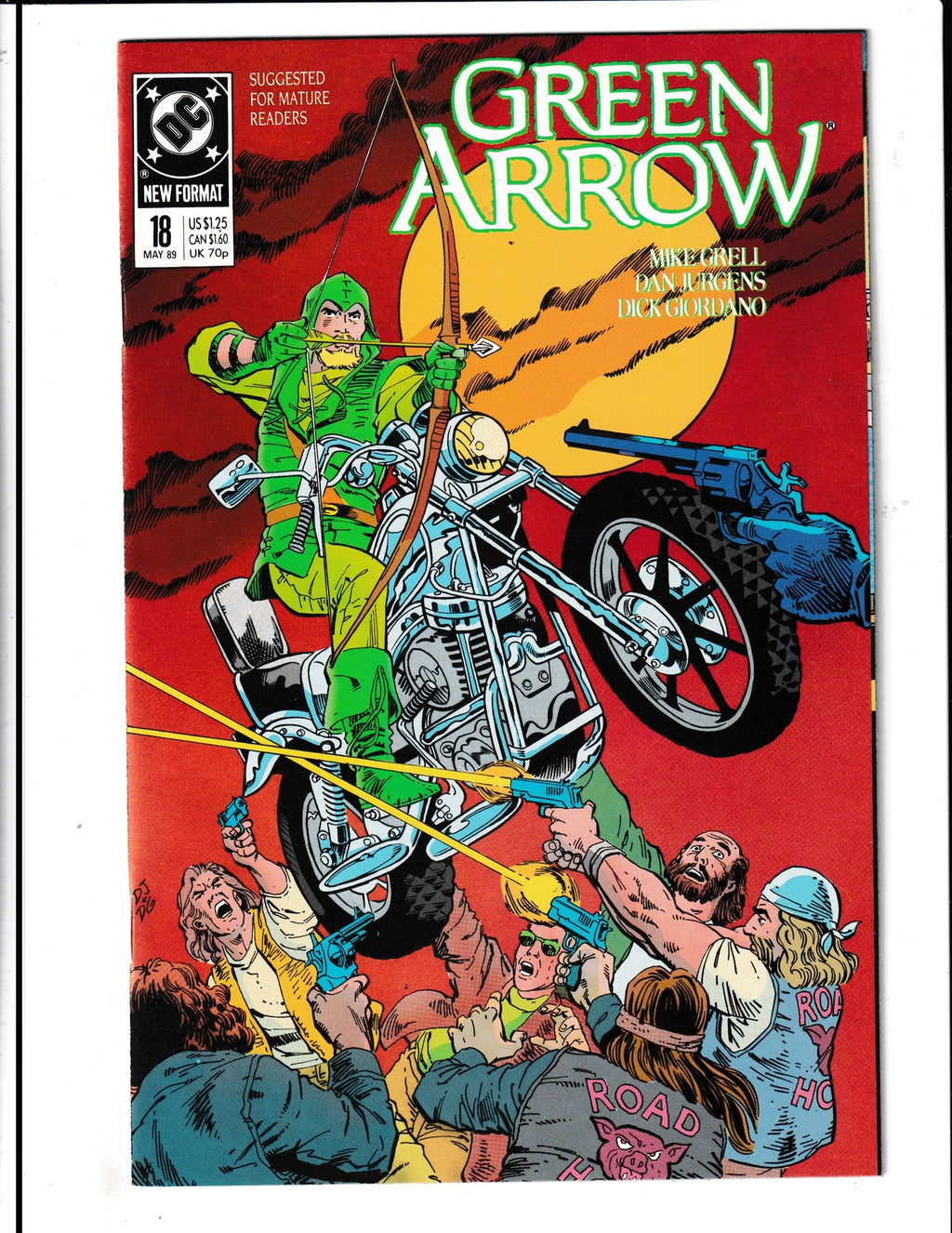 Green Arrow #18 (1989) HIGH GRADE Vol. 2 DC Comics