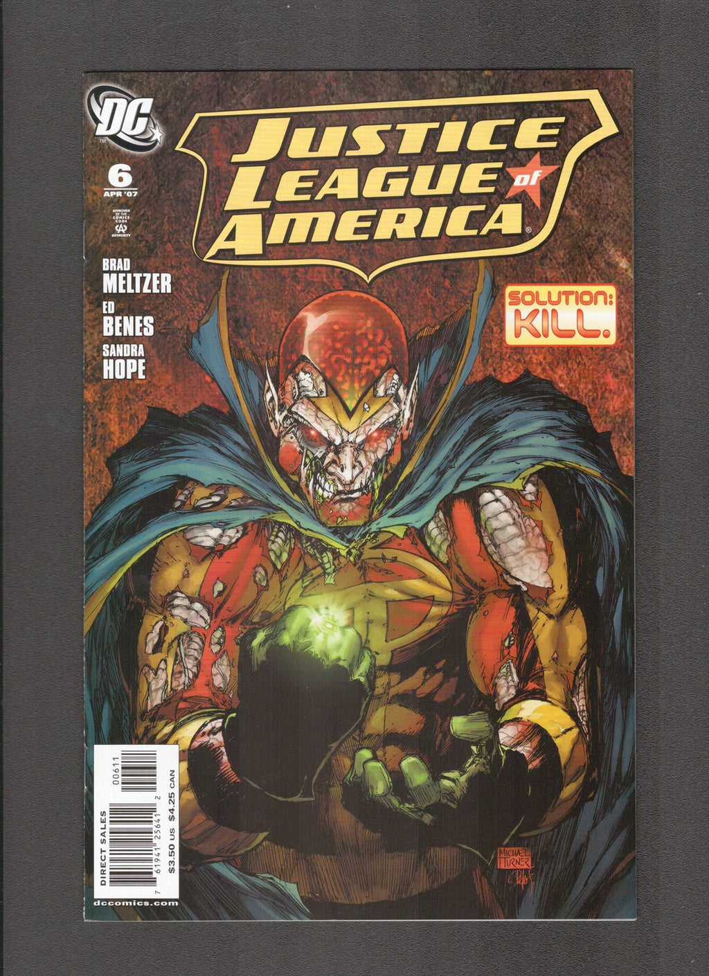 Justice League of America #6 (2007) Ed Benes - Michael Turner DC Comics