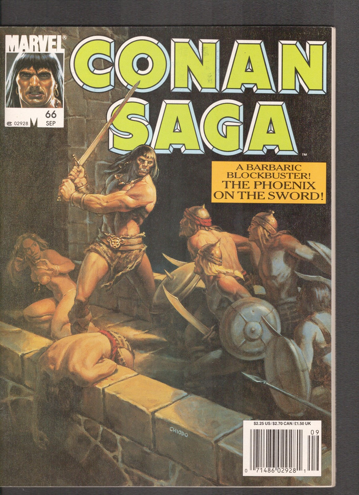 Conan Saga #66 (1992) Joe Chiodo Marvel Comics