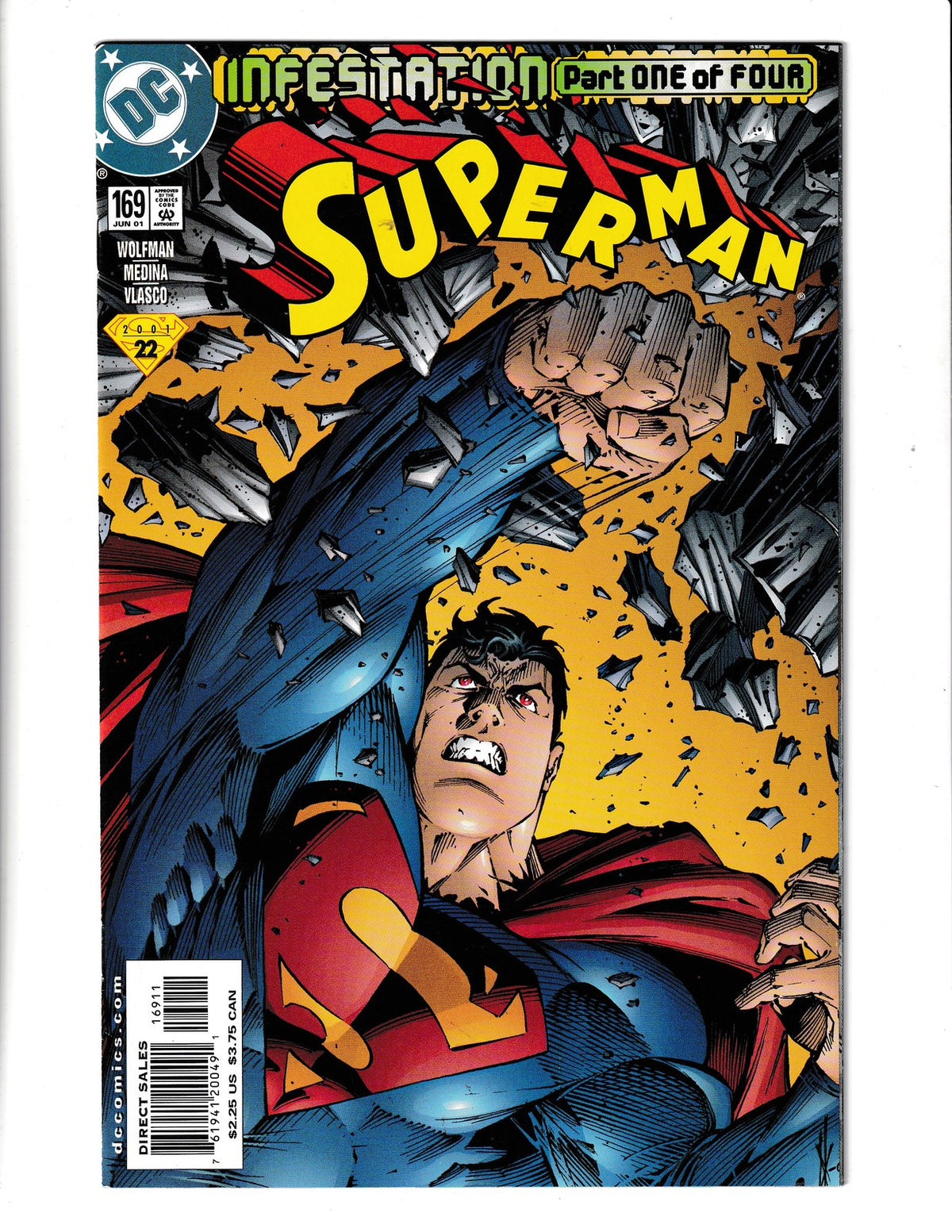 Superman #169 (2001) Higher Grade DC Comics