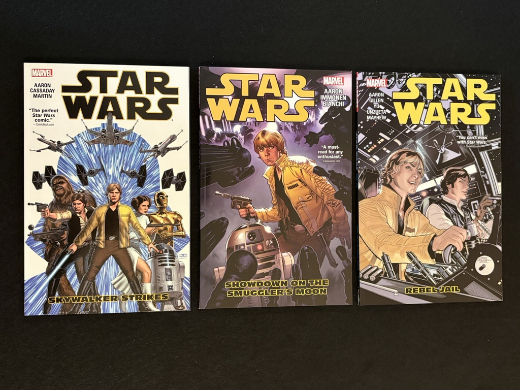 Star Wars TPB Vol. 1-3 (2015-16) Run of 3 Softcover AARON CASSADAY Marvel Comics