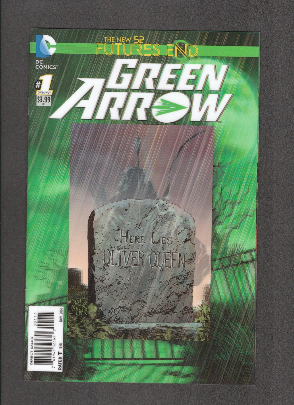 Green Arrow: Future's End #1 (2014) 3D Motion Cover DC Comics