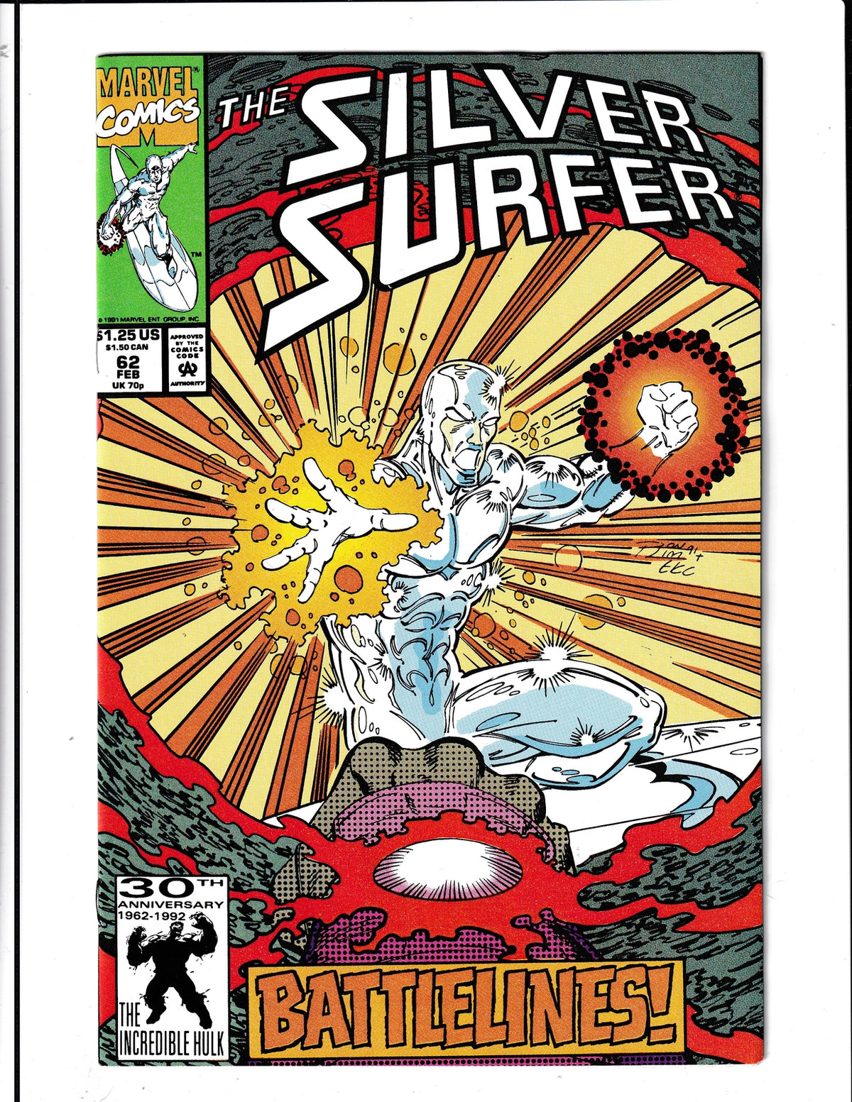 Silver Surfer #62 (1992) Marvel Comics