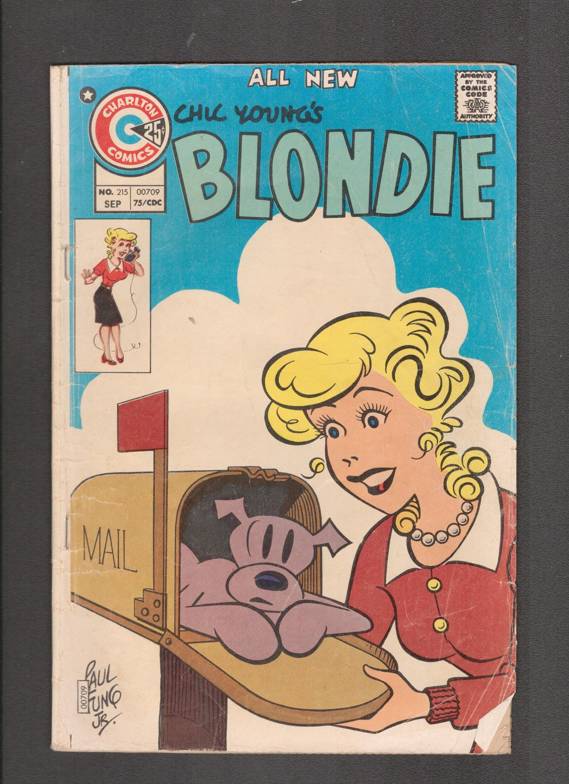 Blondie Comics #215 (1975) Charlton Comics