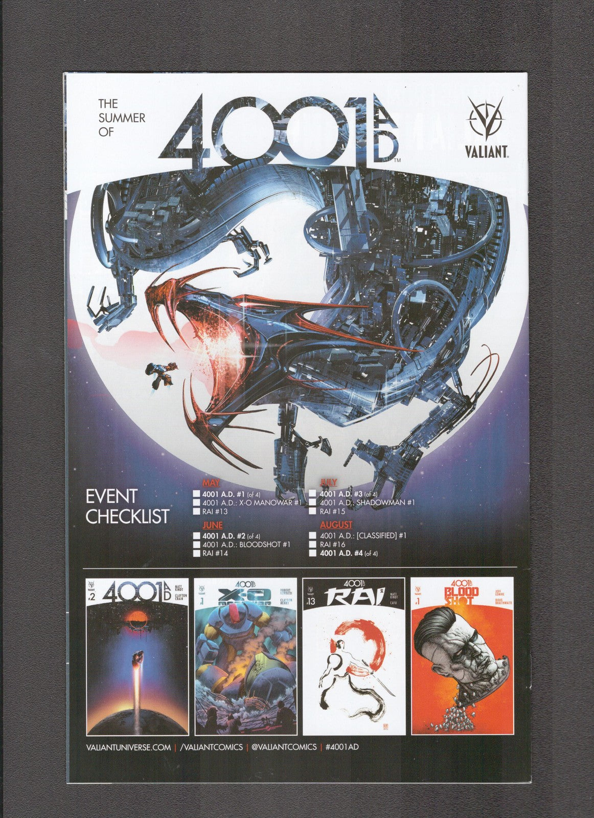 RAI #13 (2016) David Mack Valiant Comics