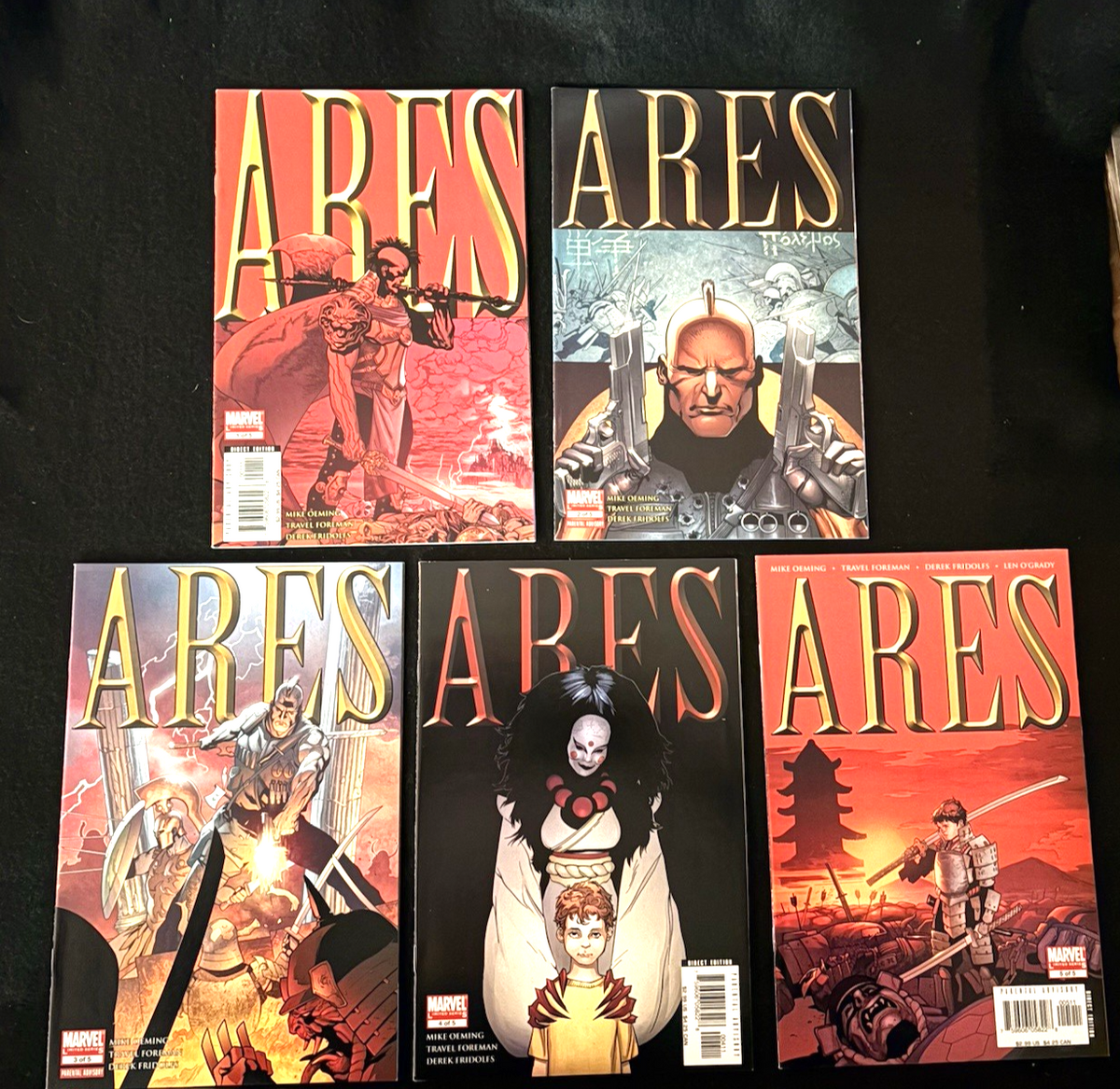 Ares - Complete Set of Five #1-5 (2006) Marvel
