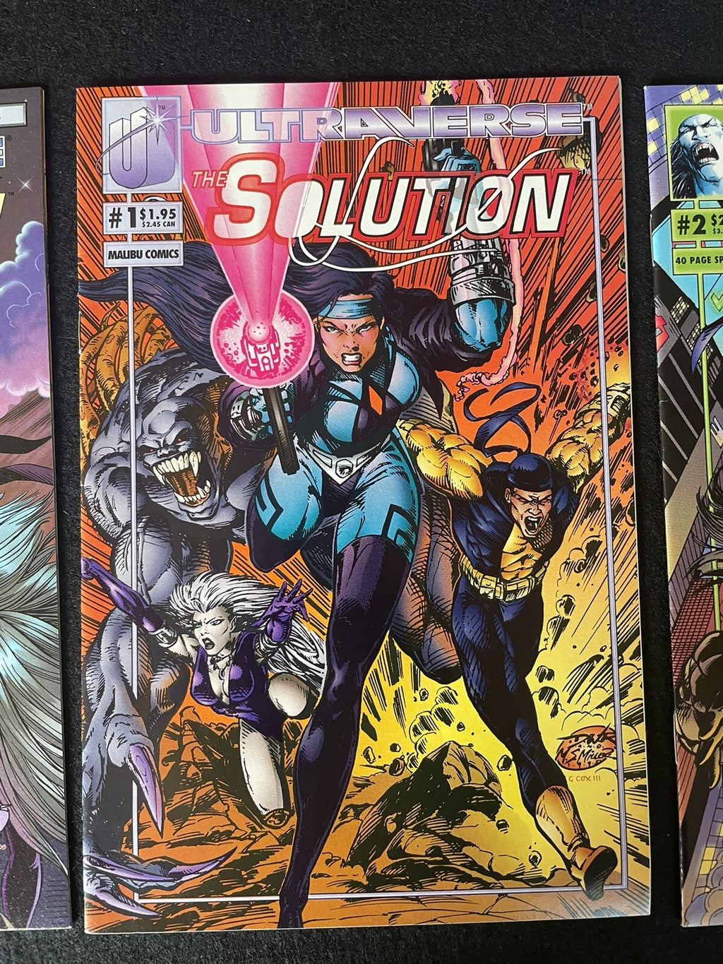 Ultraverse: Solution 0-2 (1993) 3 Book Run - Malibu Comics