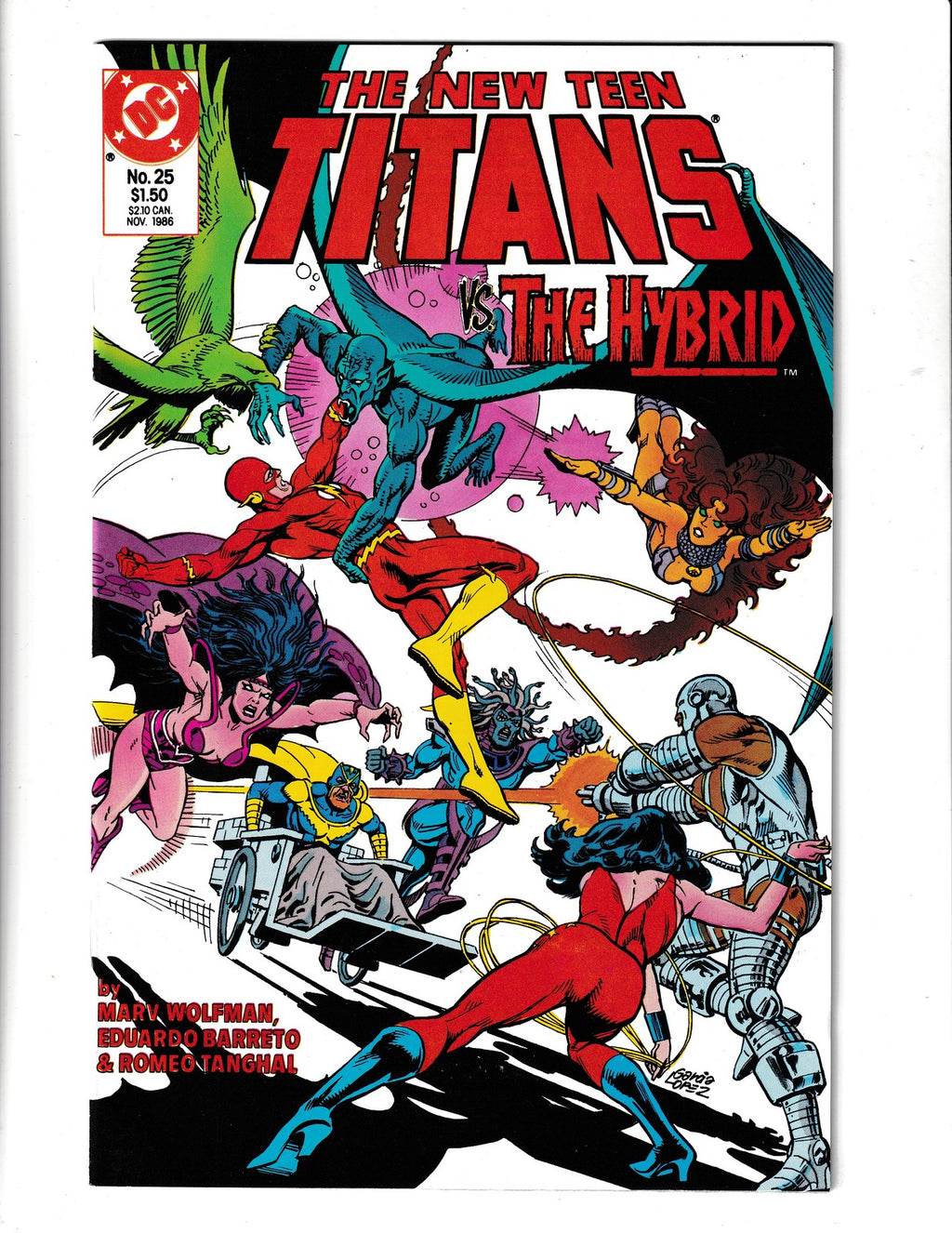 New Teen Titans #25 (1986) The Hybrid DC Comics