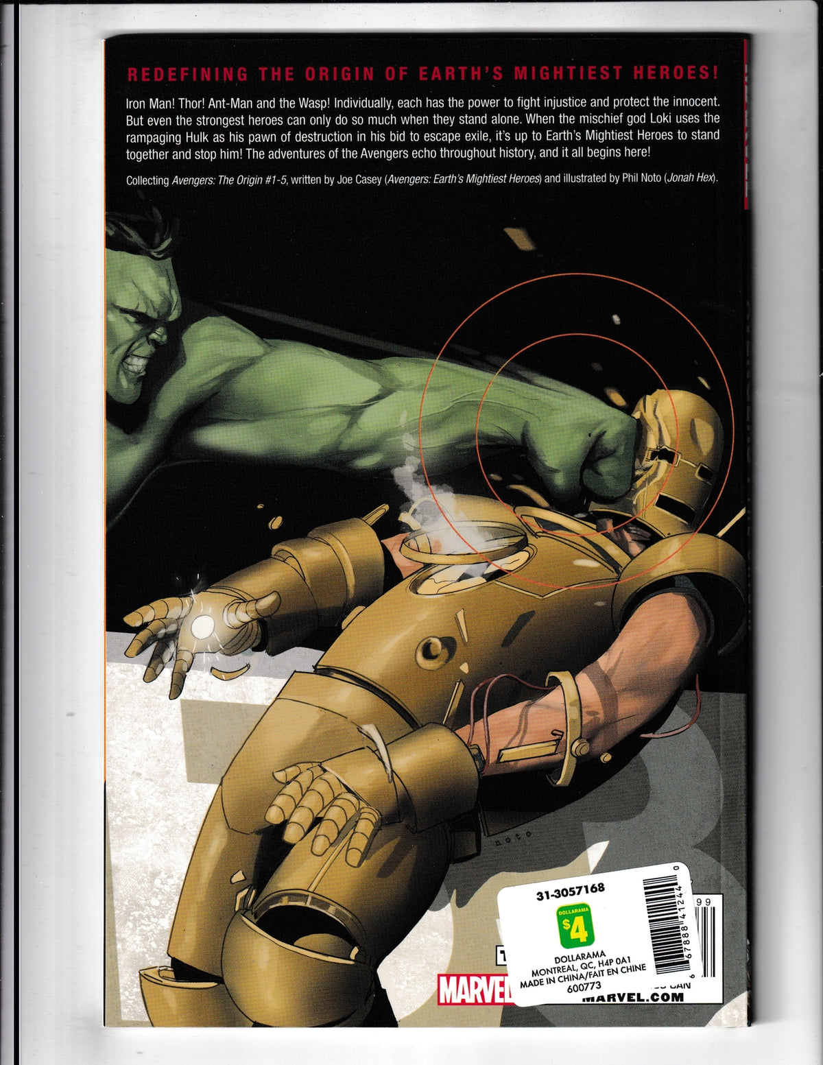 Avengers: The Origin #1 (2012) TPB Marvel Comics