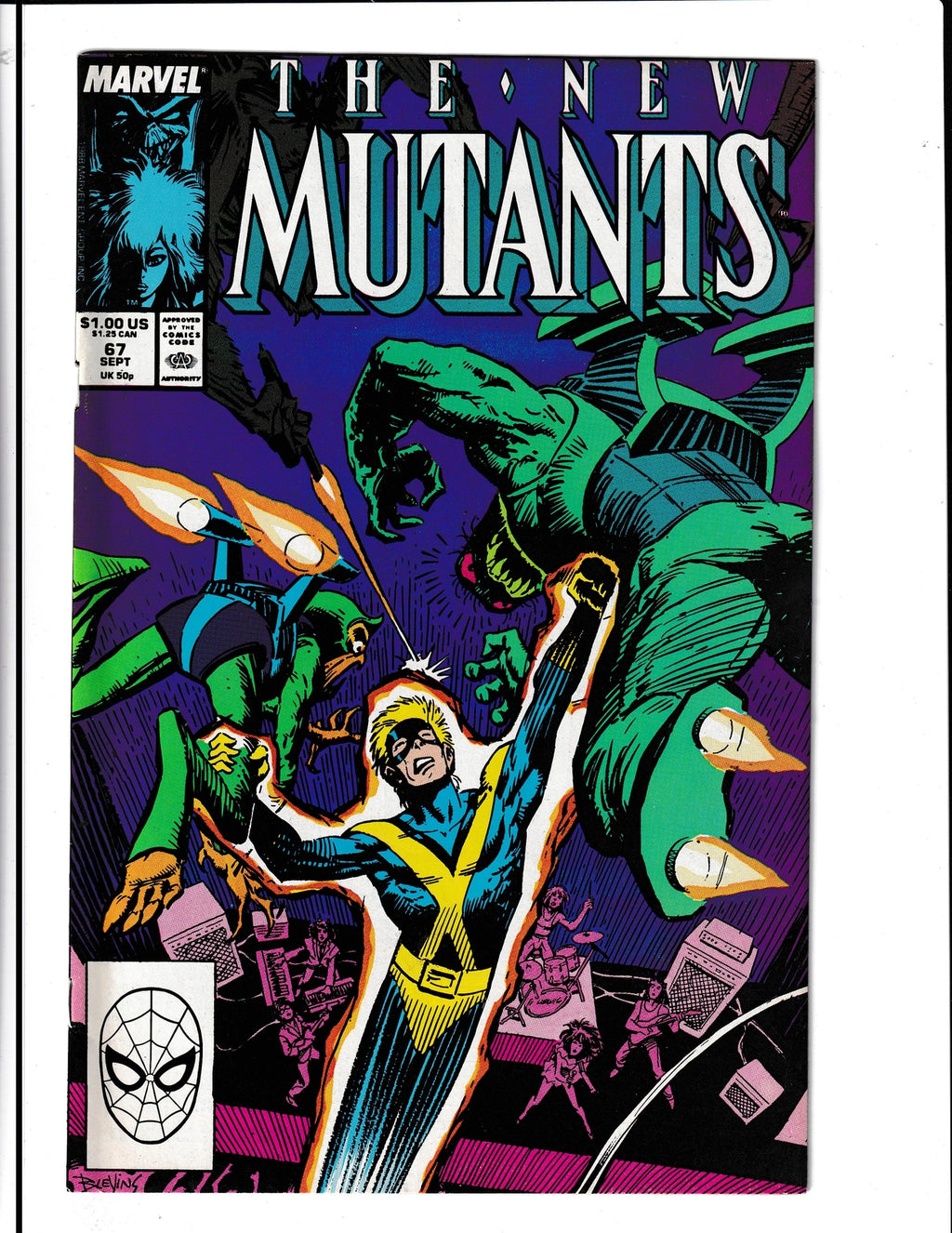 New Mutants #67 (1988) 1st App. Intergalactic Red Tape Brigade Marvel Comics