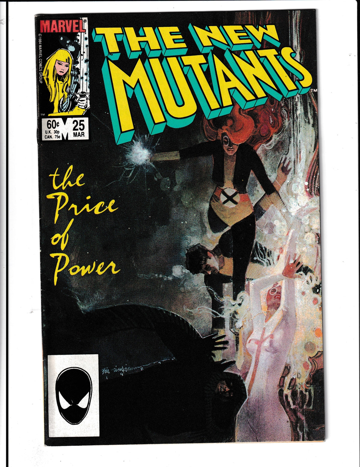 New Mutants #25 (1985)  Legion Cameo Marvel Comics