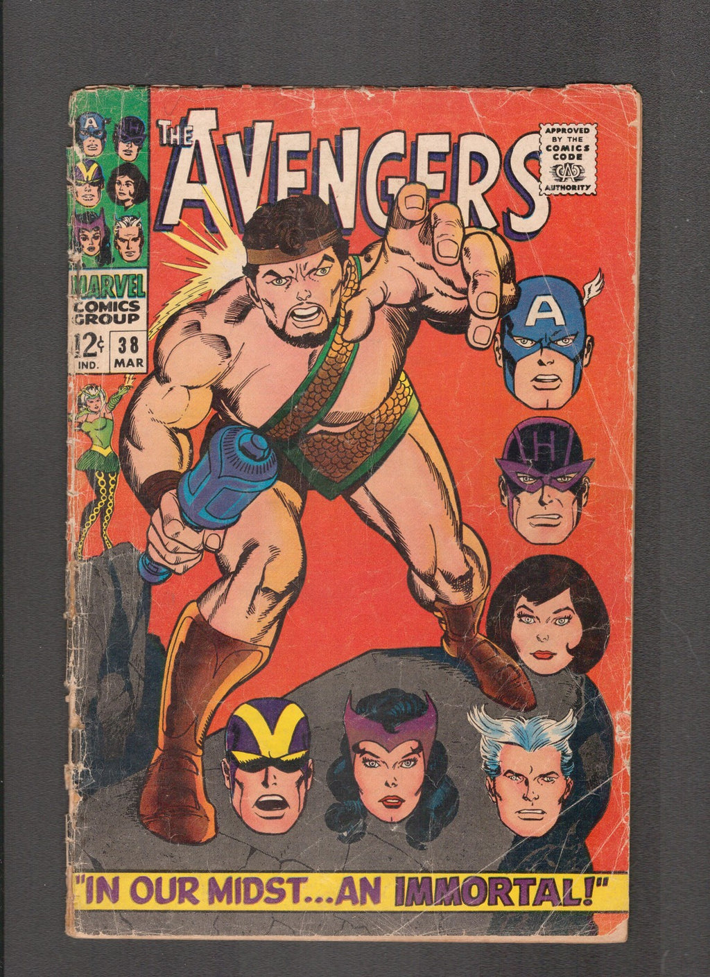 Avengers #38 (1967) Kane/Stan Lee/ Thomas Marvel Comics