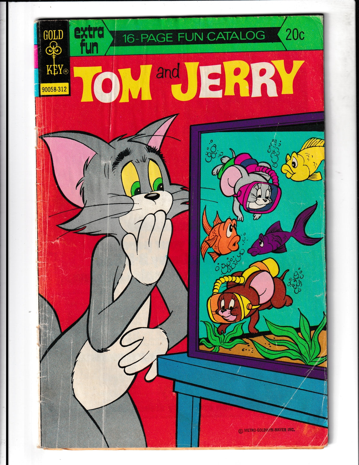Tom and Jerry #277 (1973) Includes 16 page toy catalog Gold Key Comics