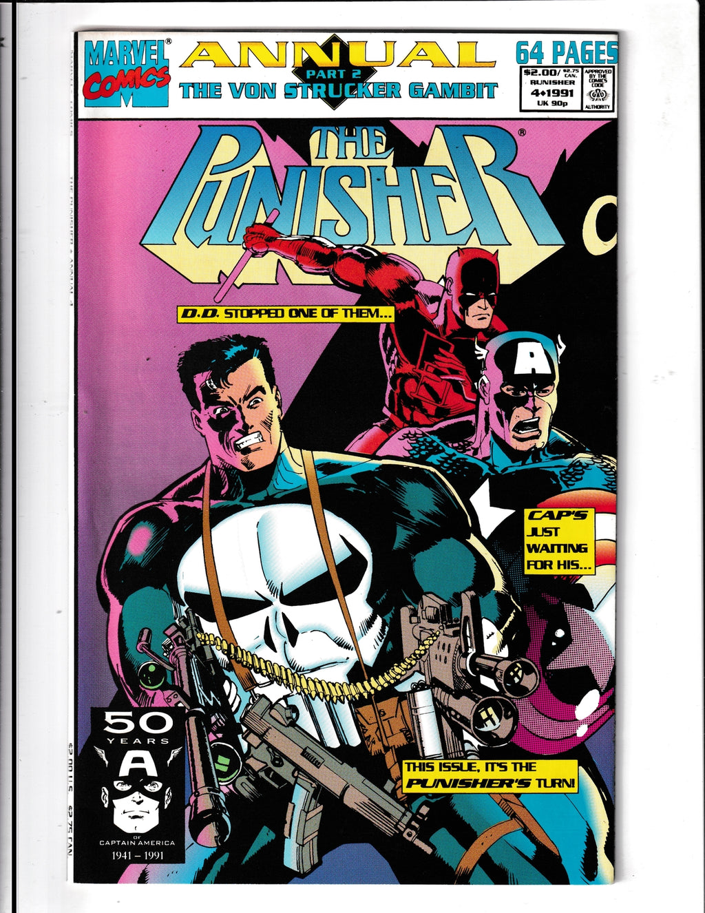 Punisher Annual #4 (1991) Marvel Comics