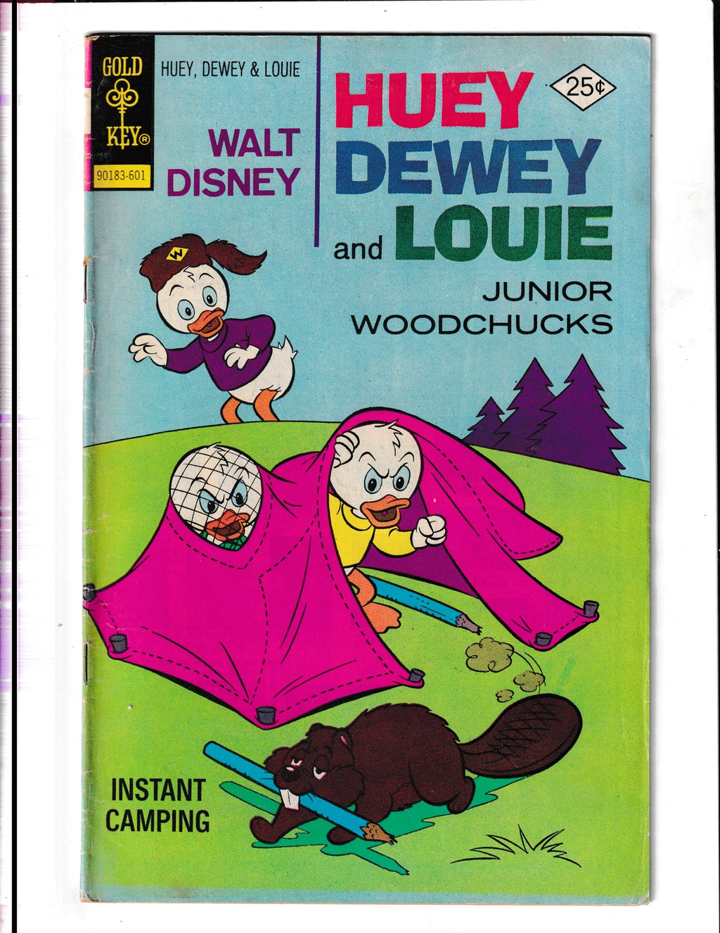 Huey, Dewey, and Louie: Junior Woodchucks #36 (1976) Camping Gold Key Comics