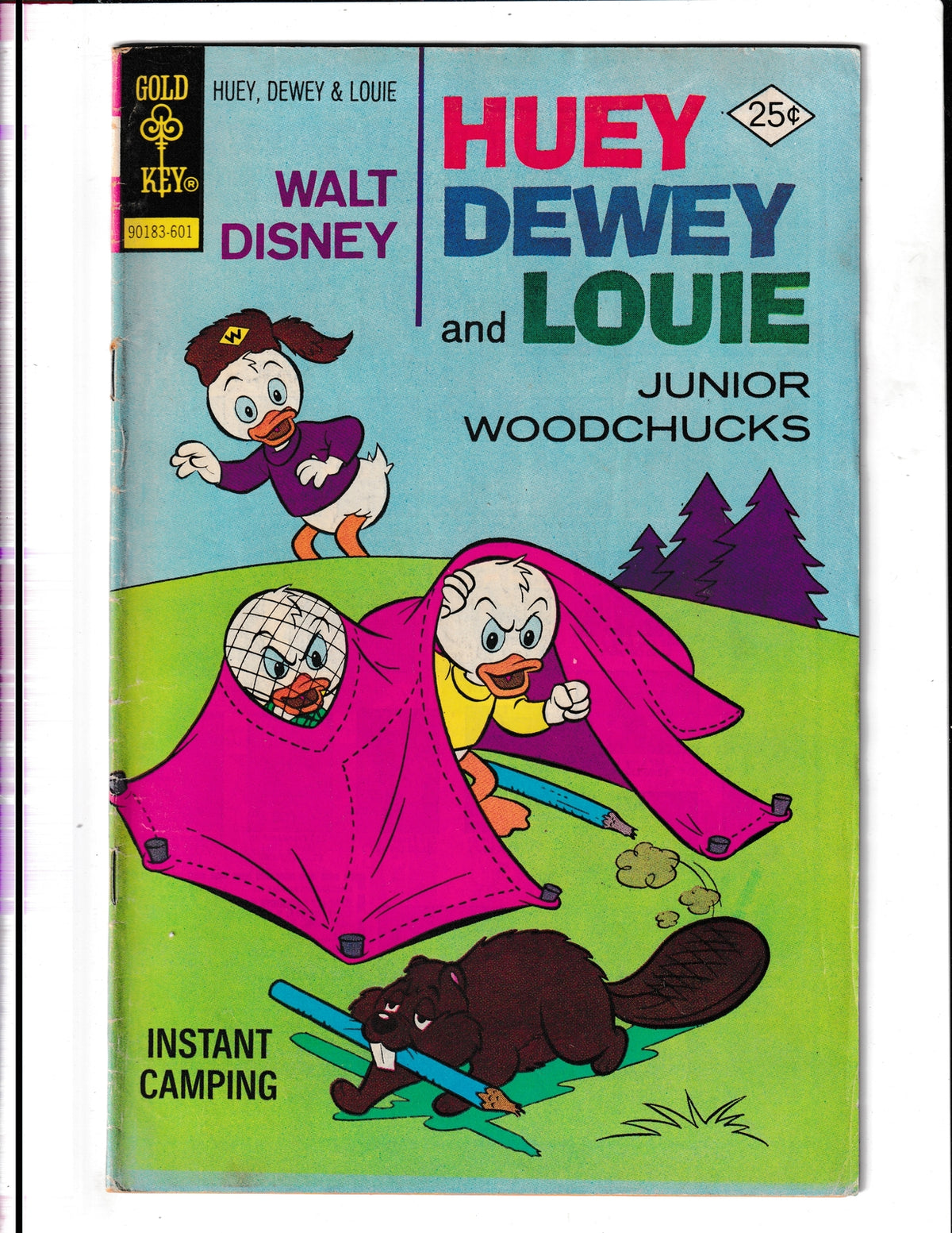 Huey, Dewey, and Louie: Junior Woodchucks #36 (1976) Camping Gold Key Comics