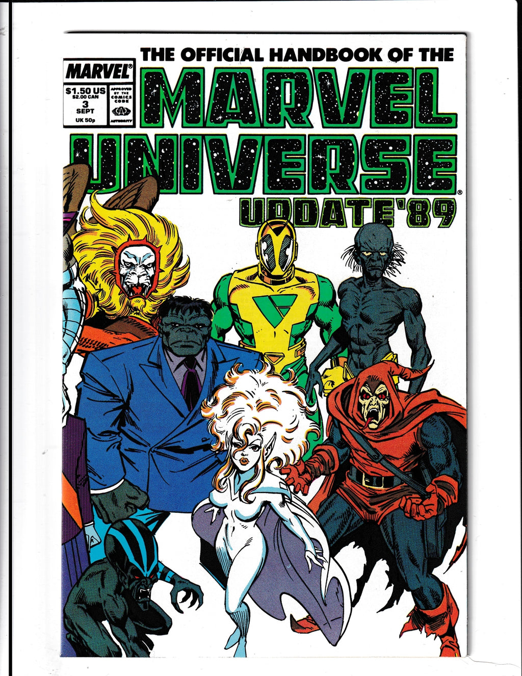 Official Handbook of the Marvel Universe #3 (1989) Marvel Comics