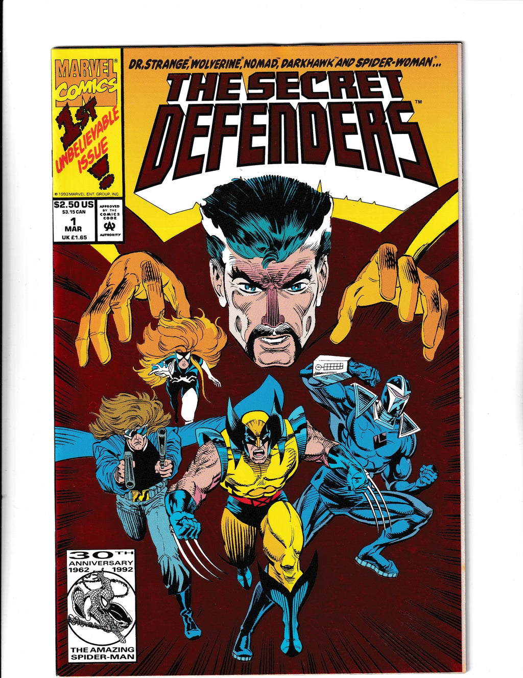Secret Defenders #1 (1993) Marvel Comics SKU:034