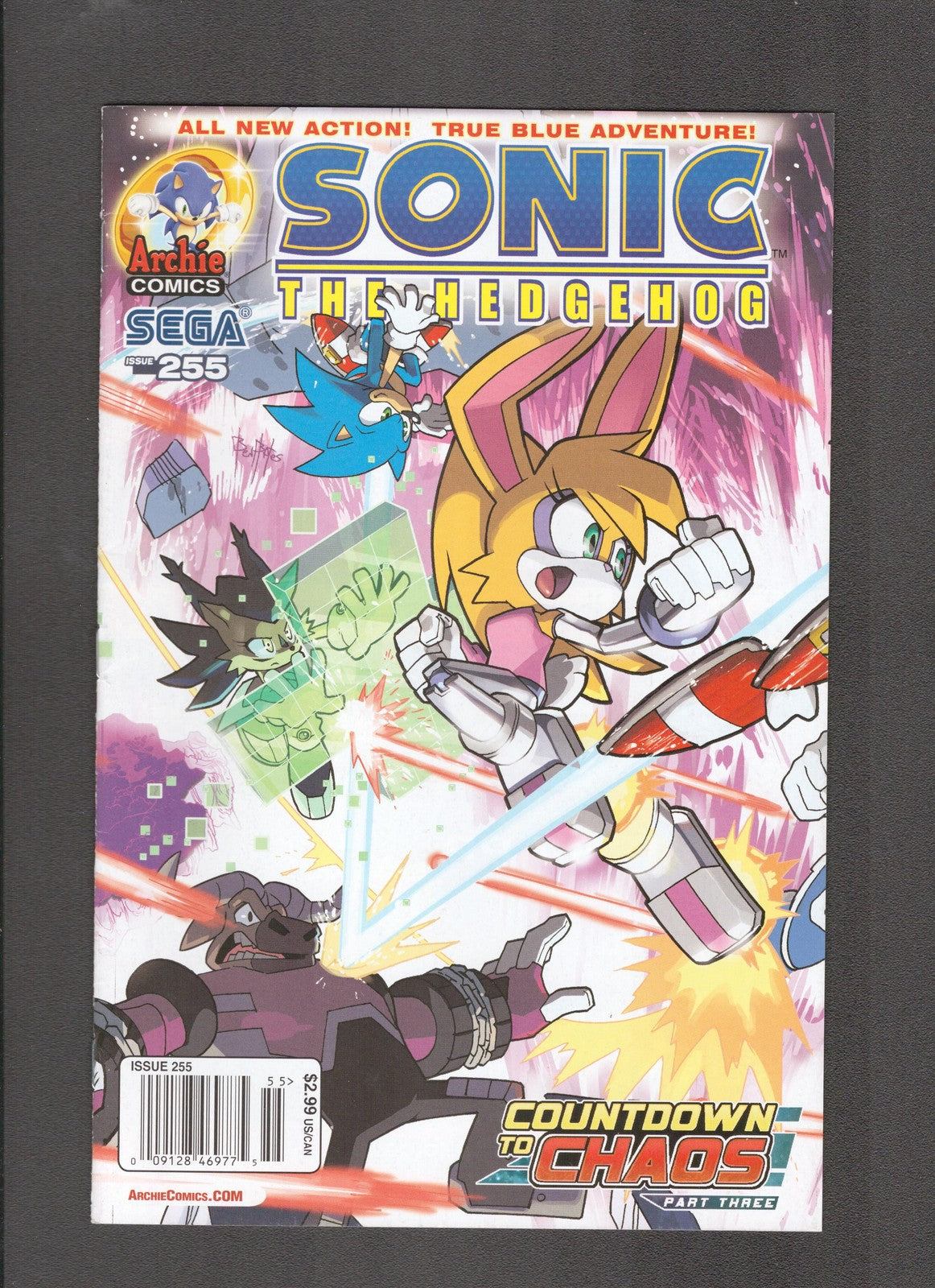 Sonic the Hedgehog #255 (2014) LOW PRINT RUN Archie Comics