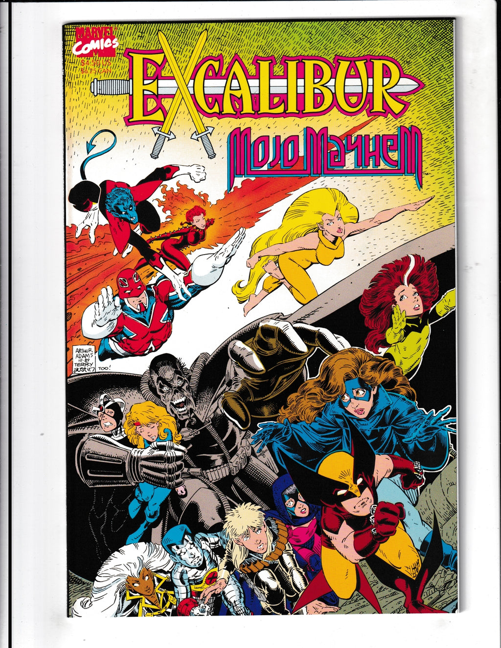 Excalibur Mojo Mayhem #1 (1989) Marvel Comics
