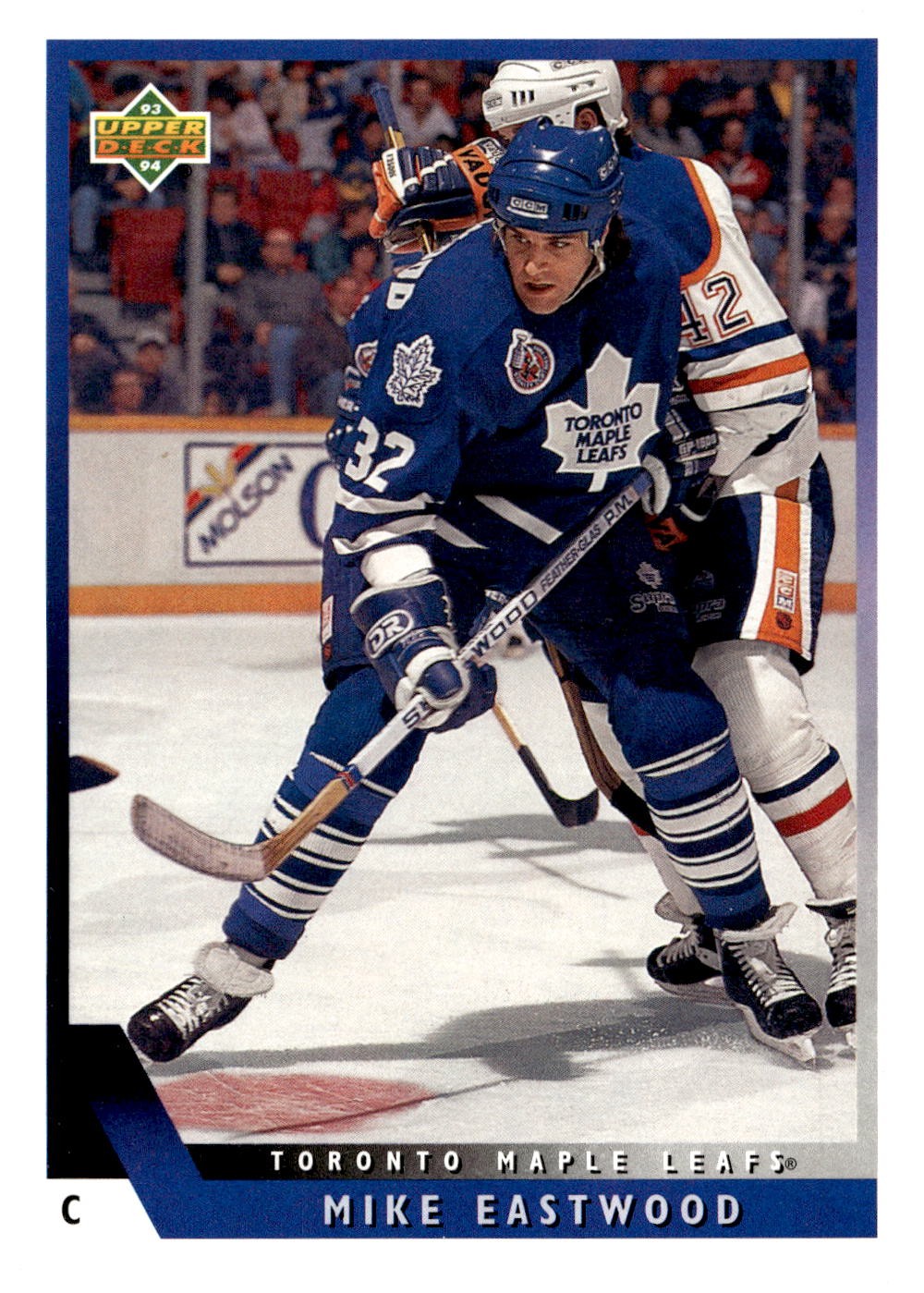 1993-94 Upper Deck #57 Mike Eastwood Hockey Toronto Maple Leafs