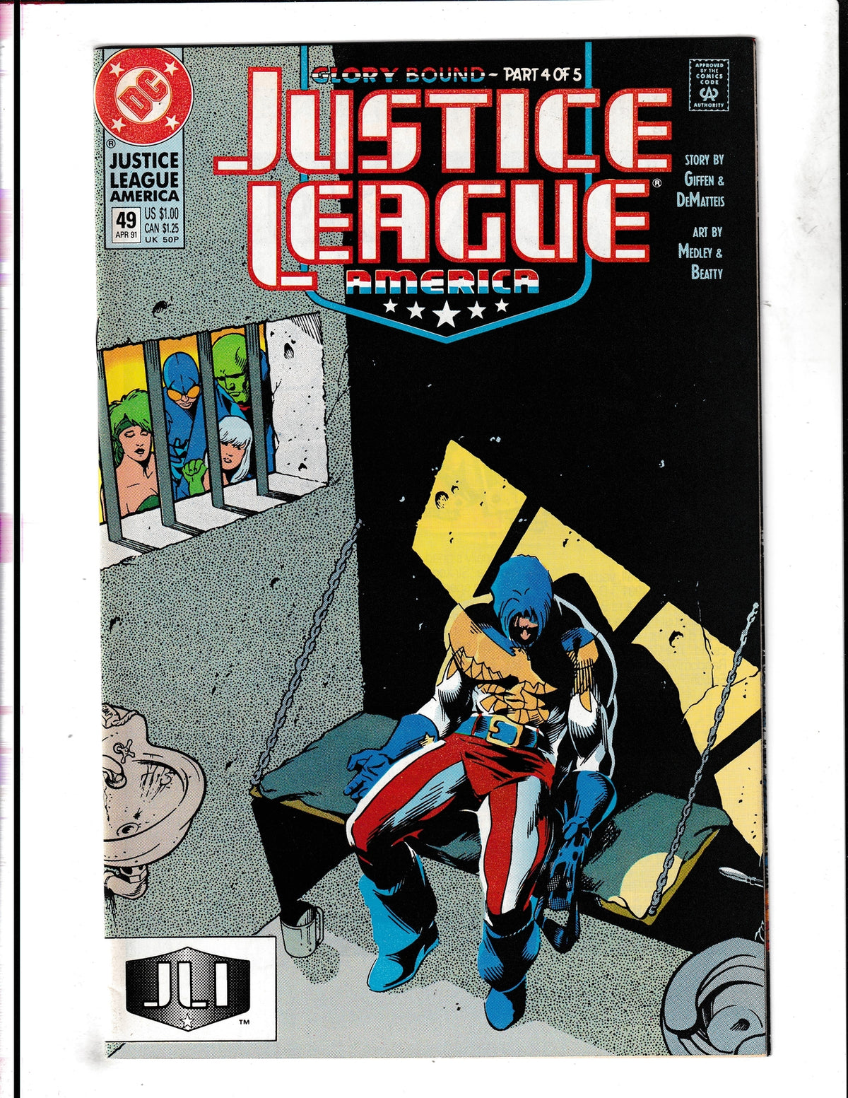 Justice League America #49 (1991) DC Comics