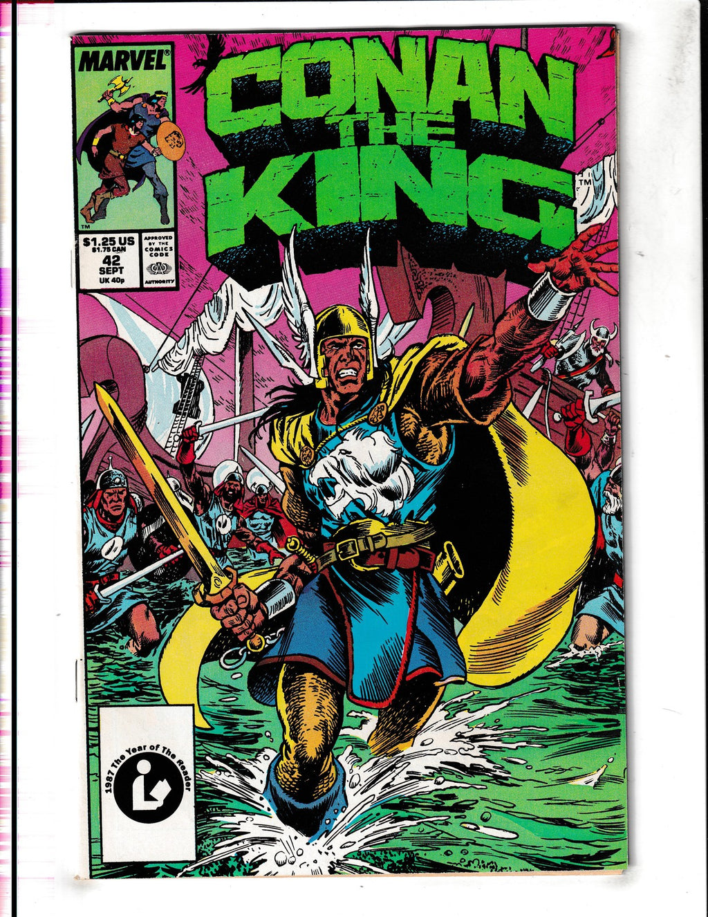 Conan the King #42 (1987) Mike Docherty Marvel Comics