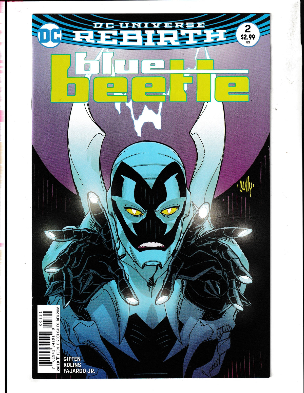 Blue Beetle   #2b (2016) Cully Hamner Variant DC Comics