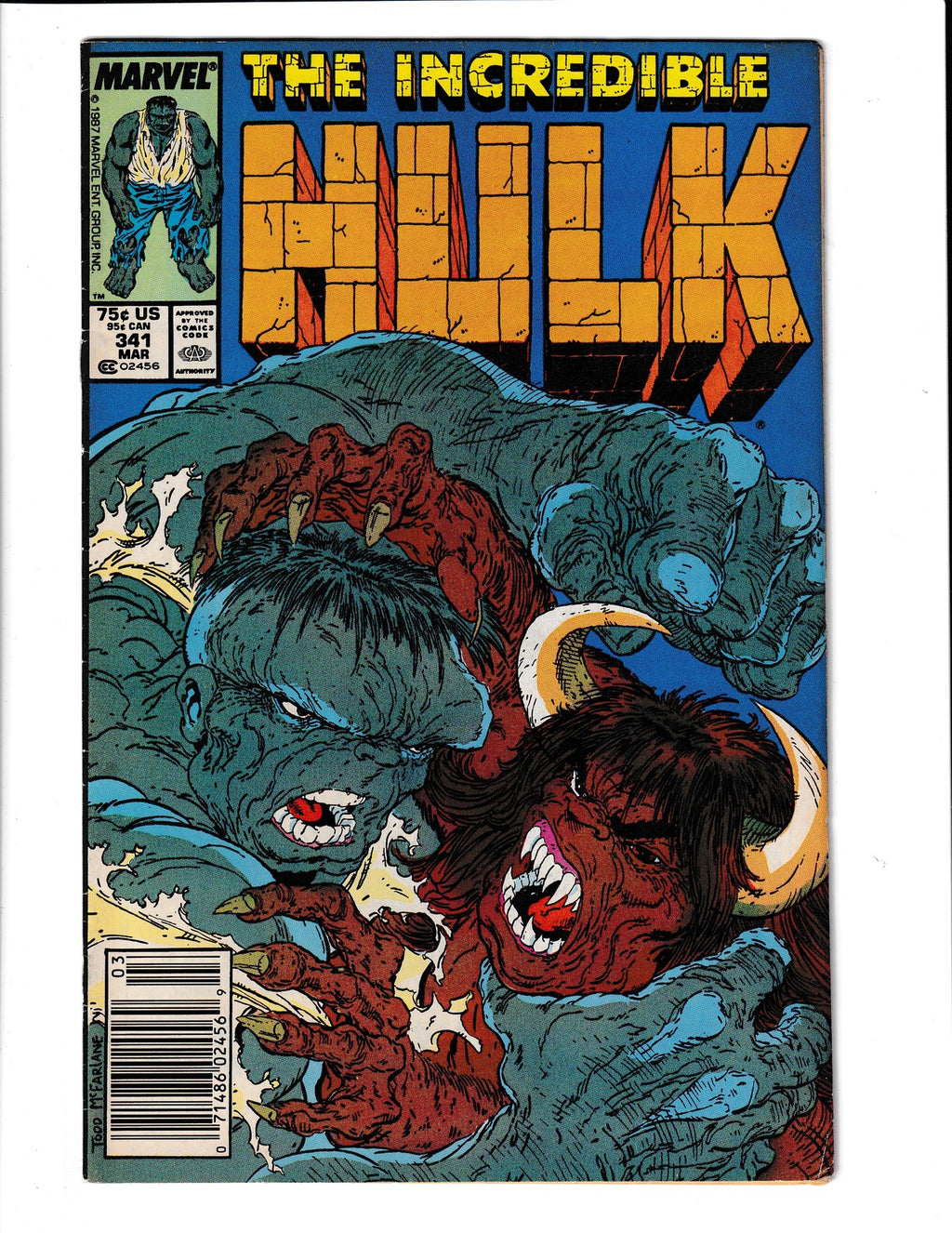 Incredible Hulk #341 (1988) Todd McFarlane Marvel Comics