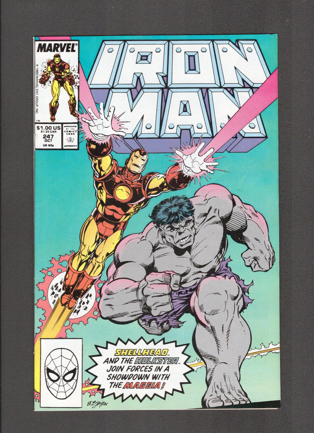 Iron Man #247 (1989) Bob Layton - Higher Grade Marvel Comics