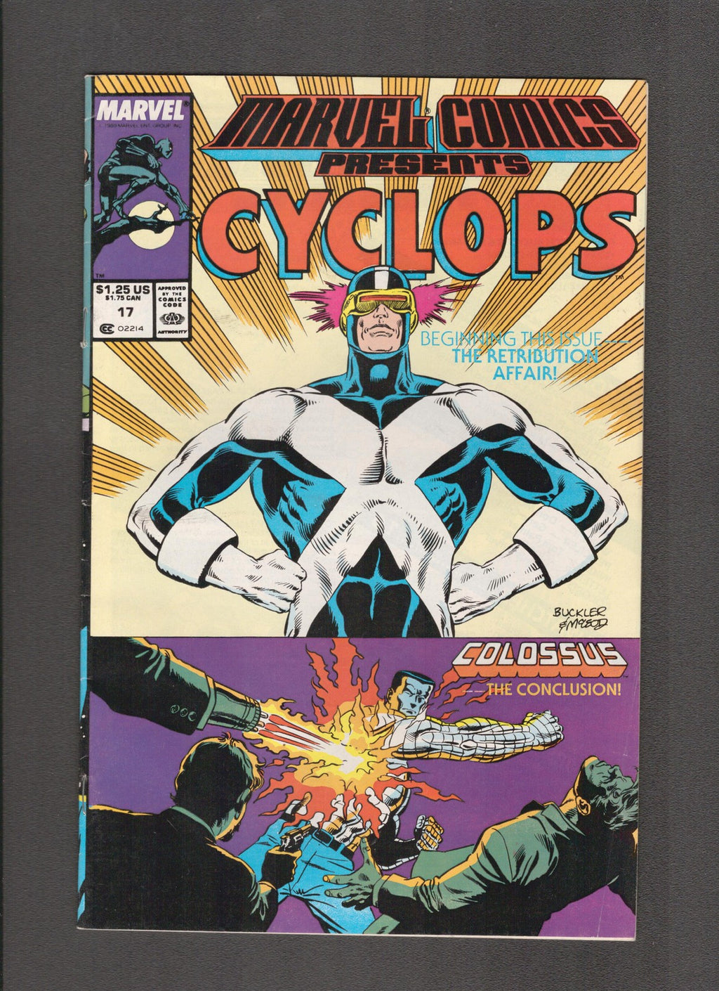 Marvel Comics Presents #17 (1989) Cyclops Marvel Comics