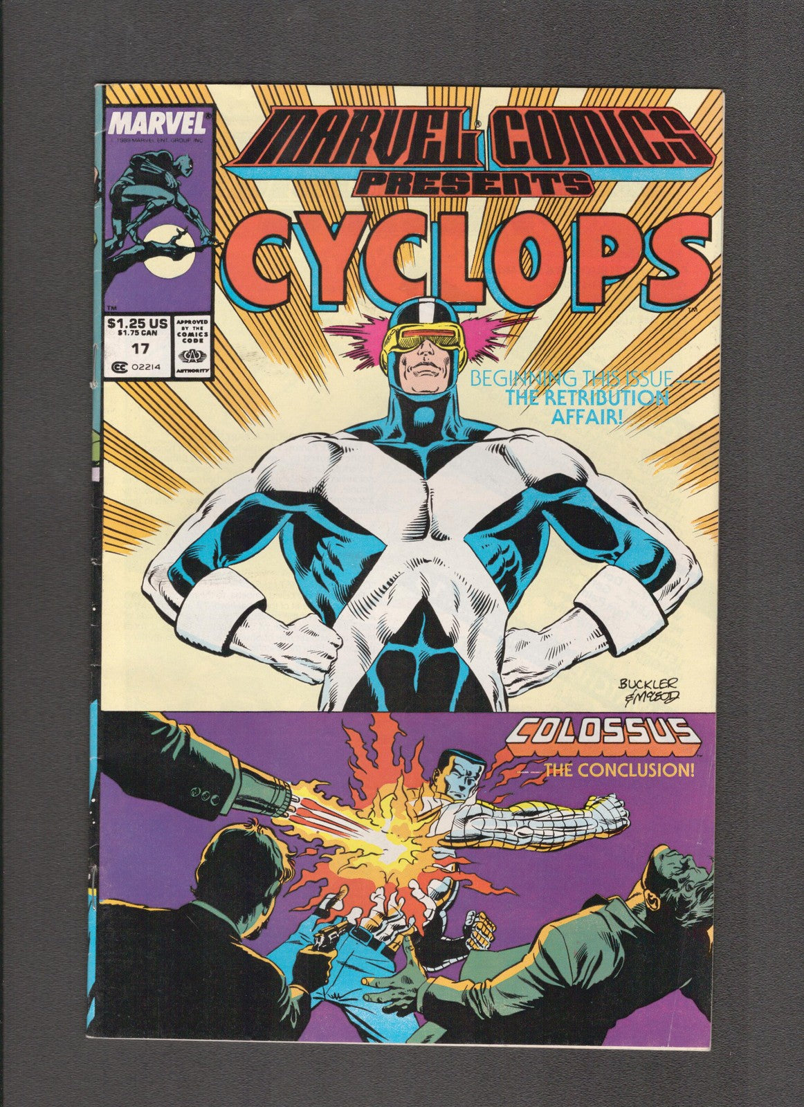 Marvel Comics Presents #17 (1989) Cyclops Marvel Comics