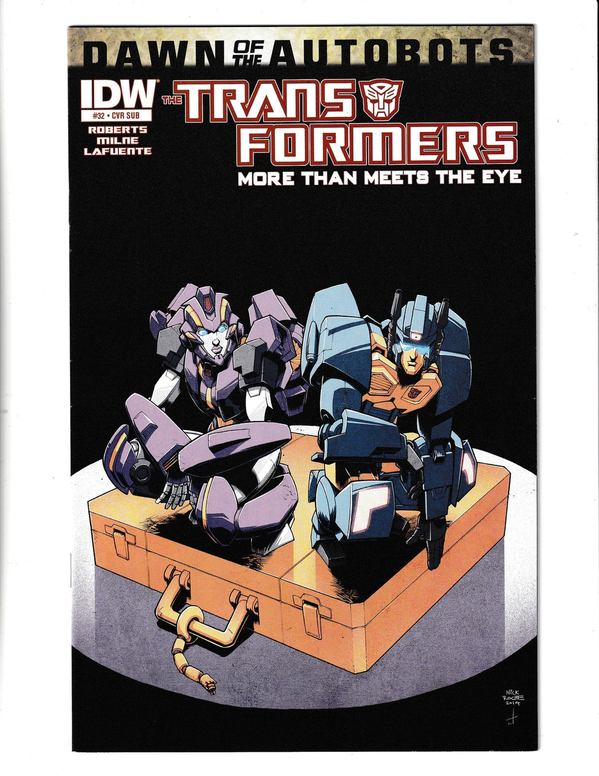Transformers More Than Meets the Eye #32b (2014) Nick Roche Sub Cover IDW Comics