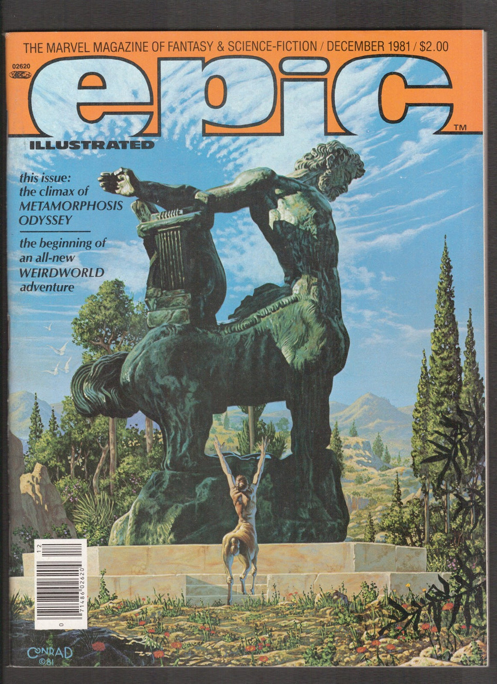 Epic Illustrated #9 (1981) Jim Starlin Higher Grade Marvel Comics