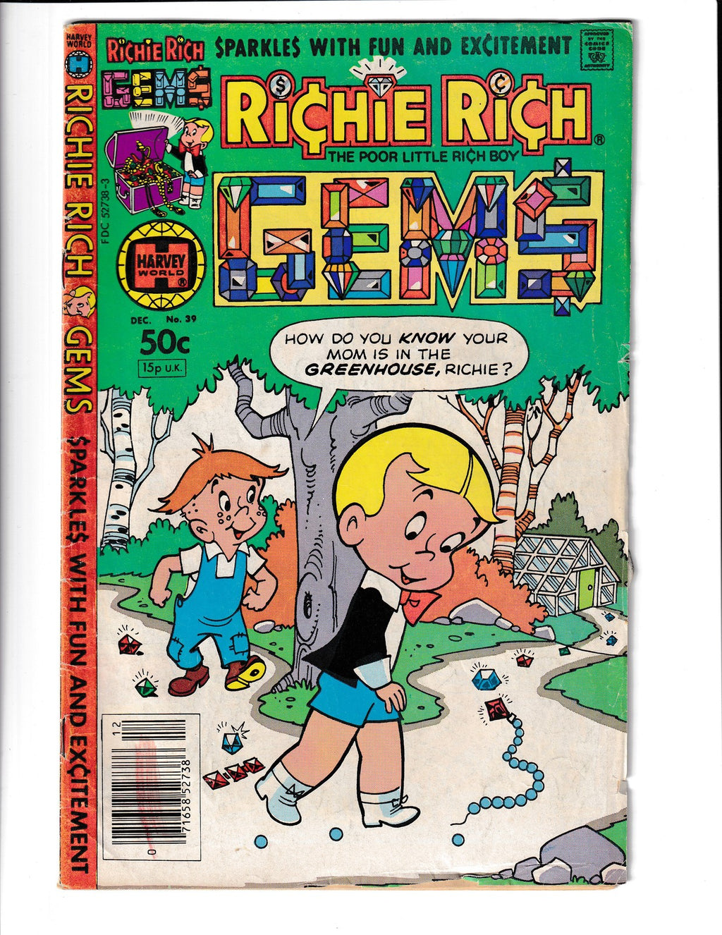 Richie Rich: Gems #39 (1981) Harvey Comics
